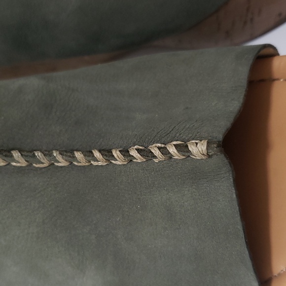 Womens Marc Fisher Suede Platform/Wedge Sandals - Picture 4 of 10